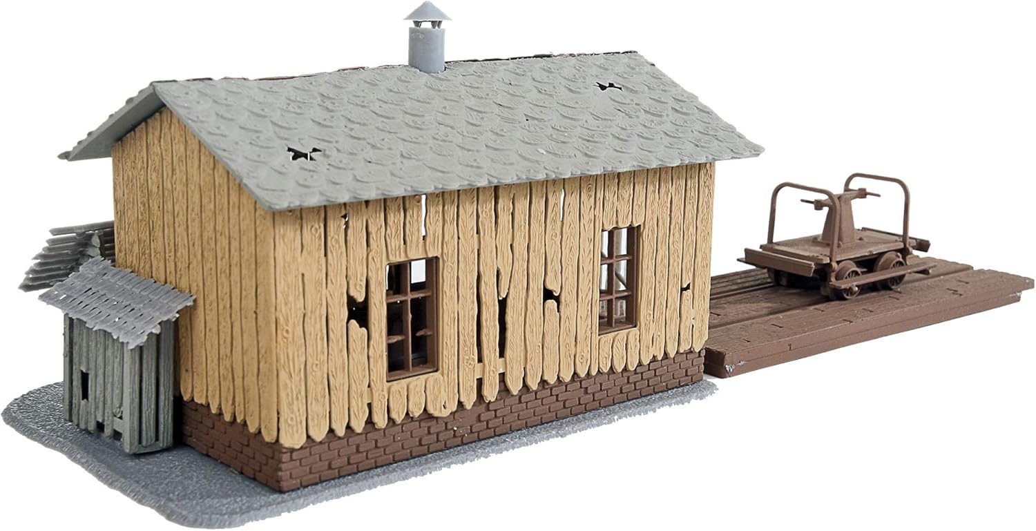 Walthers Trainline Trackside Tool Buildings 931-909 HO Scale Model Railroad - Structure Kit