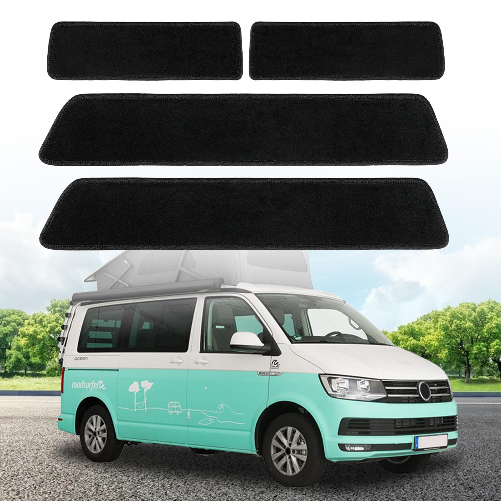 FUSSMATTEN PASSEND FÜR VW T5 T6 T6.1 Multivan Caravelle California
