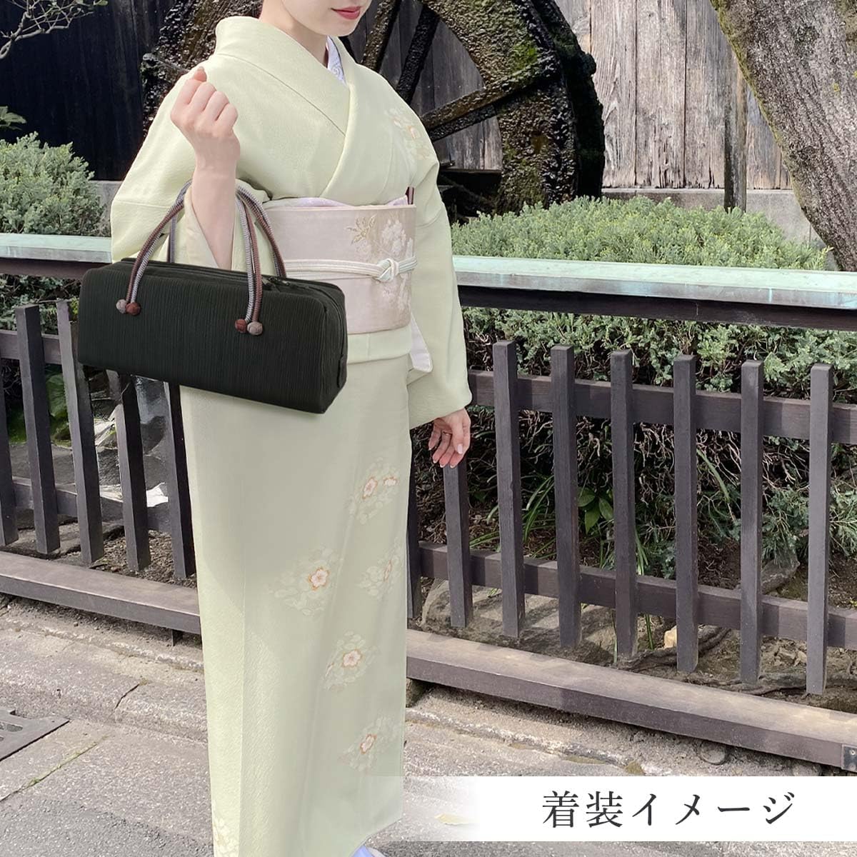 和装バッグ 利休バッグ 金蘭織物 入卒式 結婚式 商品番号:518 和装