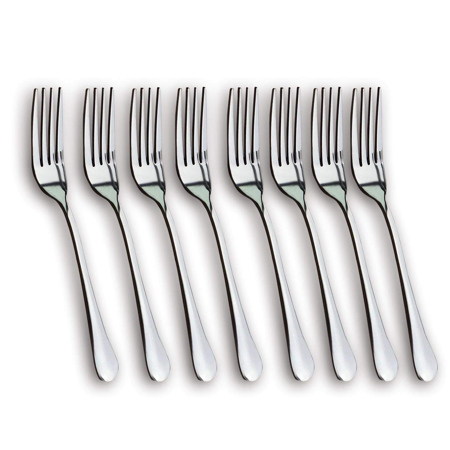 Stainless Steel Dinner Fork 7.3 Inch (8 Pcs)