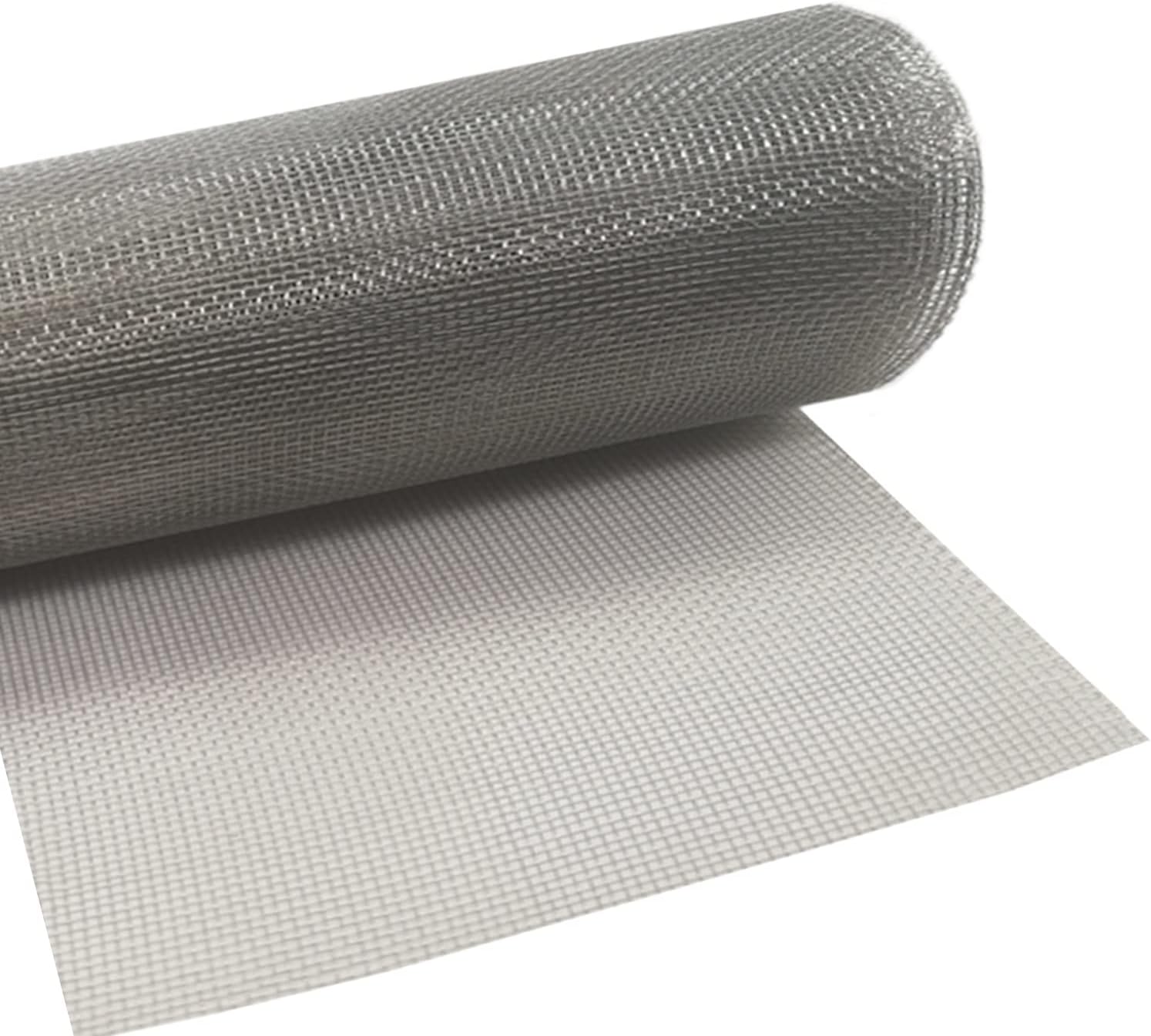 Stainless Steel Woven Wire Mesh, 10 Mesh Cooking Wire Screen - Replacement for Cabinets, Homes, Kitchens, Gardens
