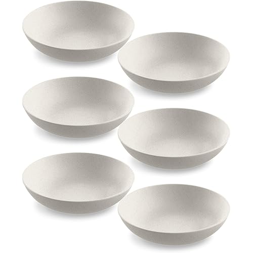 Coupe Wheat Straw Bowl - Brown - 7.8" - Set of 6