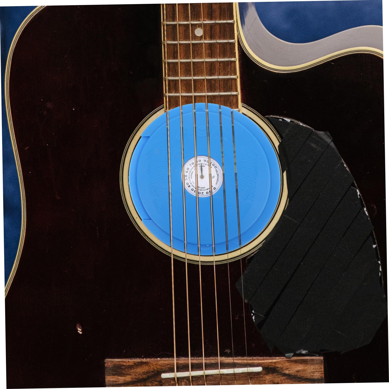 HEMOTON Kit Umidificatore Per Chitarra Acustica Da 2 Pezzi Con Igrometro Per La Della Chitarra Per La Conservazione Del Suono Umidificatore Per Buca Acustica Per Uomo