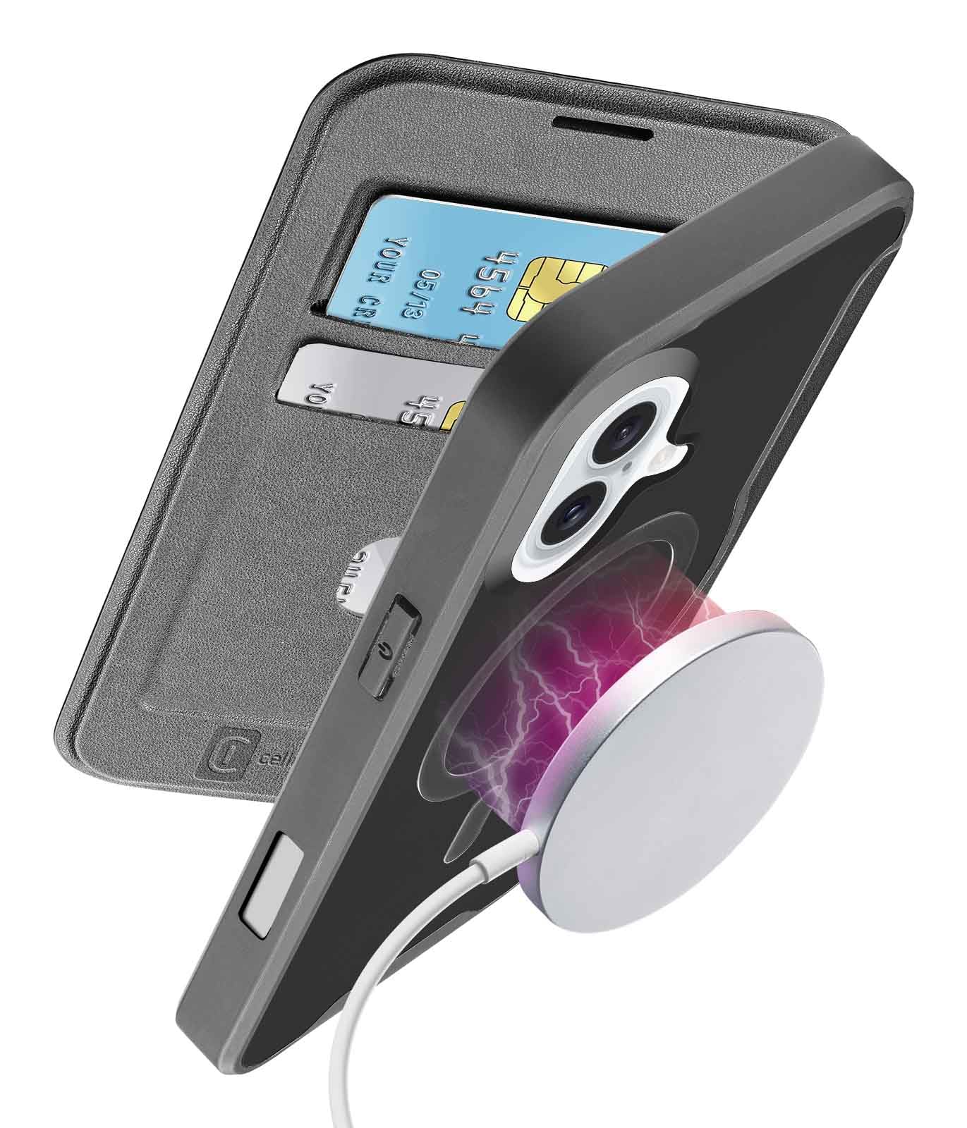 Amazon.co.jp: Cellularline ブランド iPhone 16 ケース 手帳型