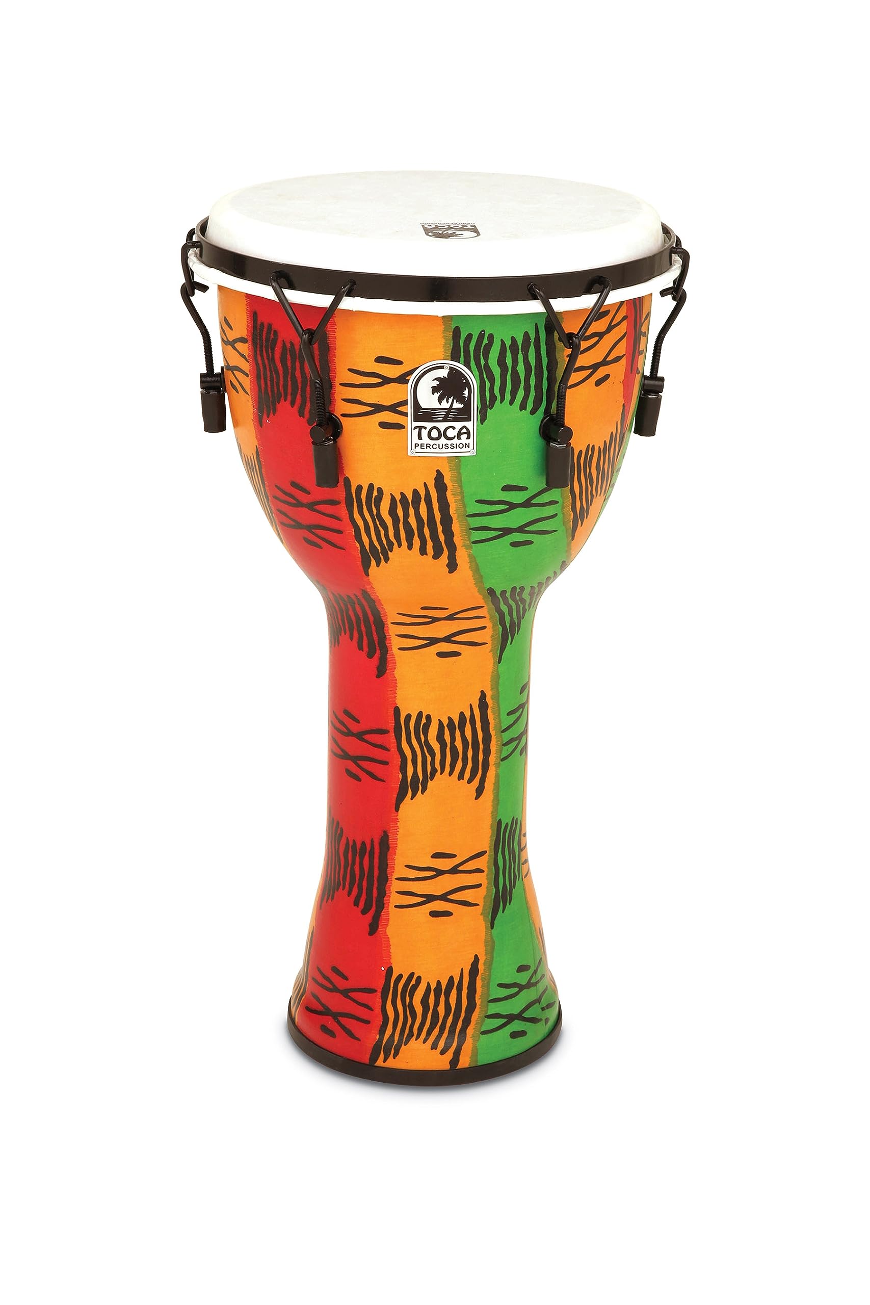 Toca TF2DM-12S FreeStyle II 12-Inch Mechanically Tuned Djembe, Spirit
