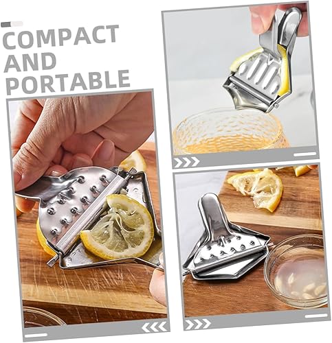 Miniatura 3 de DECHOUS Exprimidor de limón de mano Exprimidor manual para jugo de frutas fácil de usar Juicer Prensa de acero inoxidable