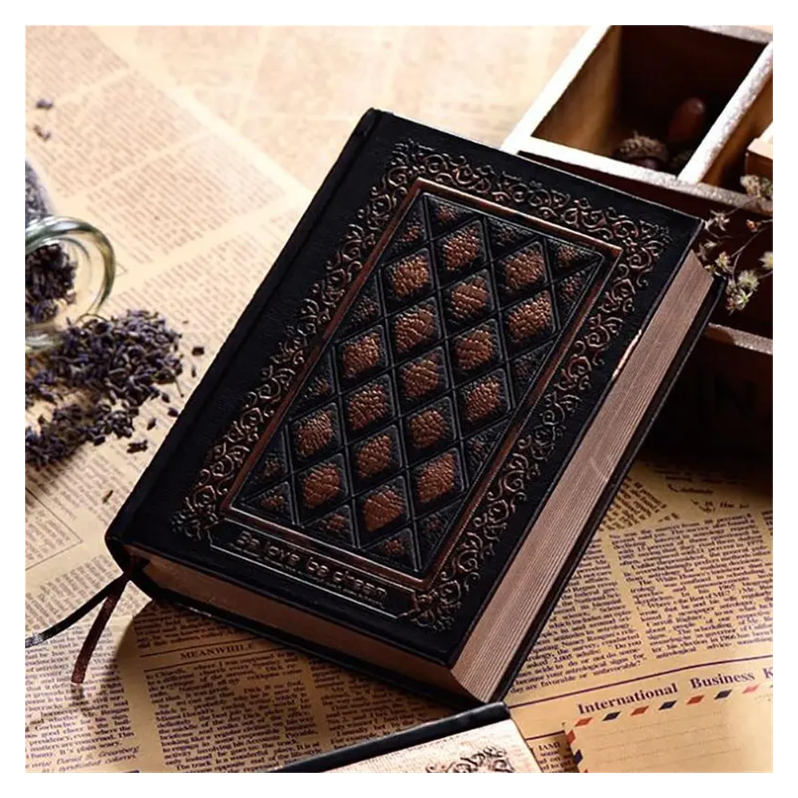 Cuaderno diario vintage con tapa dura de cuero for estudiantes, cuaderno de bocetos, cuaderno de notas, diario de viaje, cuadernos de escritura para Mujeres y Hombres(Bronze)