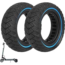 ulip 8.5x3 Replacement Front and Rear Wheel Tyre for Zero 8 Zero 9 VSETT 8 VSETT 9 PRO Kugoo X1 Kugoo Kirin G2 Pro Scooter, 8 1/2 x 3.0 Off-Road Full Tire 2 Pieces