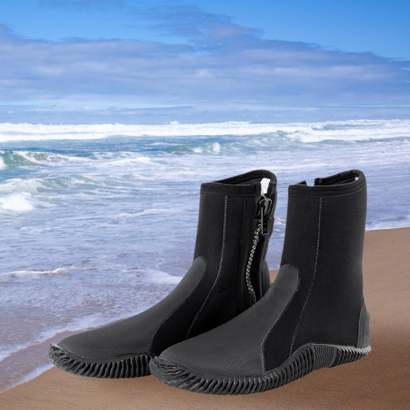 TRENDYNEST Neoprene Dive Boots 5mm Water Boots Water Shoes for Rafting Surfing Kayaking 6 | Sporting Goods | Water Sports | Fins, Footwear & Gloves | Boots, Booties-image-35