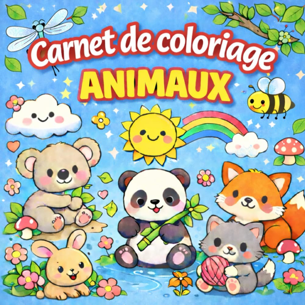 Carnet de Coloriage pour les tout-petits dès 2 ans: 40 illustrations des animaux du monde
