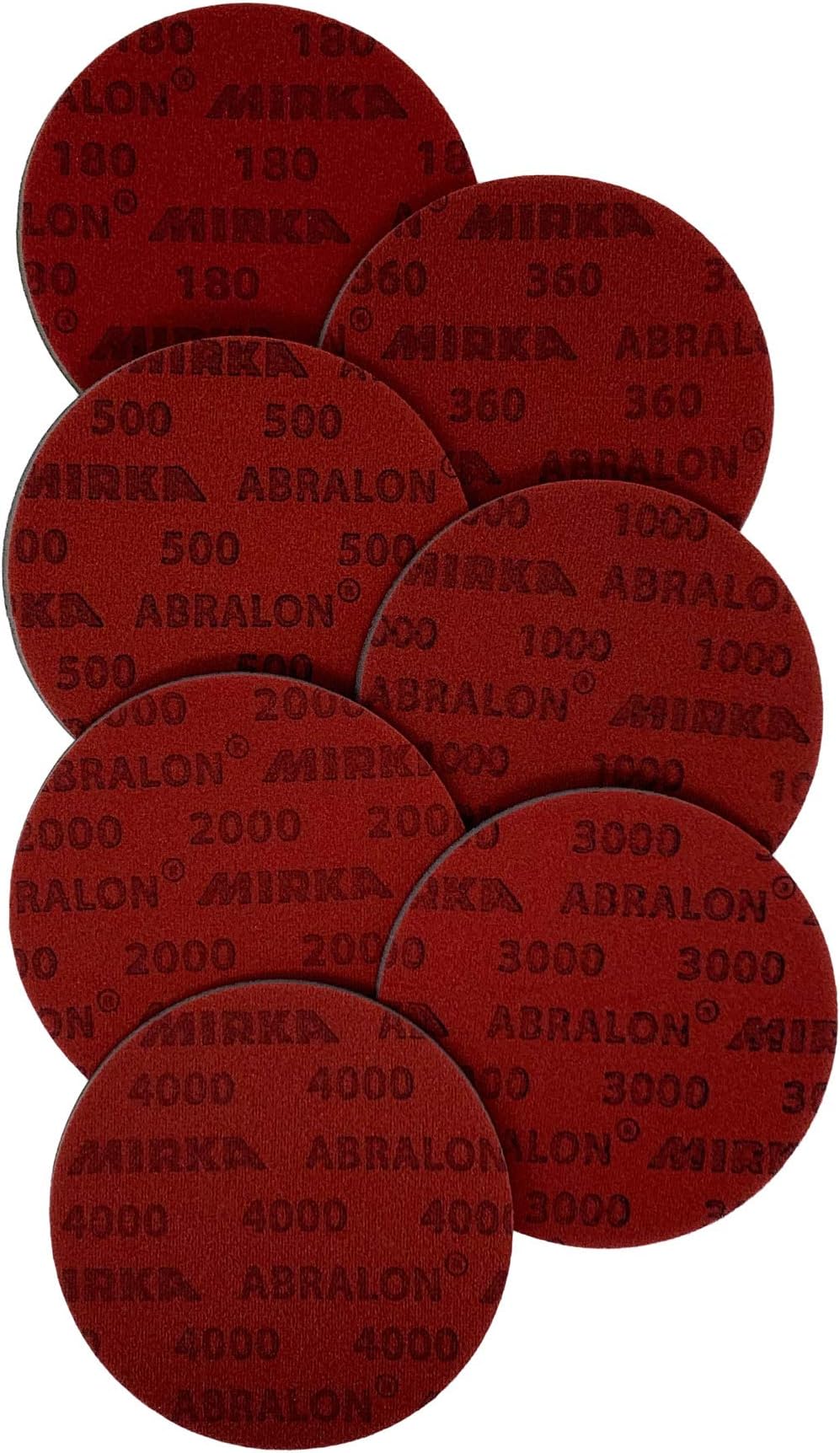 Bowling Ball Resurfacing Kit (Set of 7 Abralon Pads)