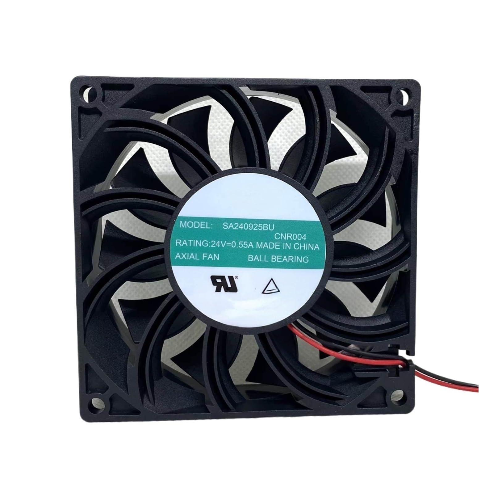 PEQYUACTE SA240925BU 9025 9CM 24V 0.55A 2-Wire Cooling Fan