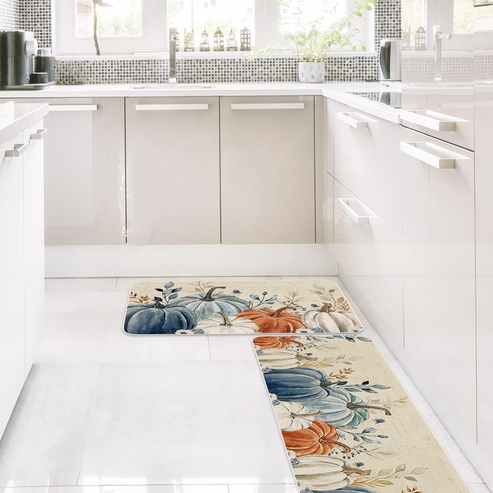 Anti Fatigue Cushioned Kitchen Mats For Floor, Waterproof Non Slip Comfort Mat, Cheetah Pattern Kitchen Rug For Kitchen Laundry Office - View #12