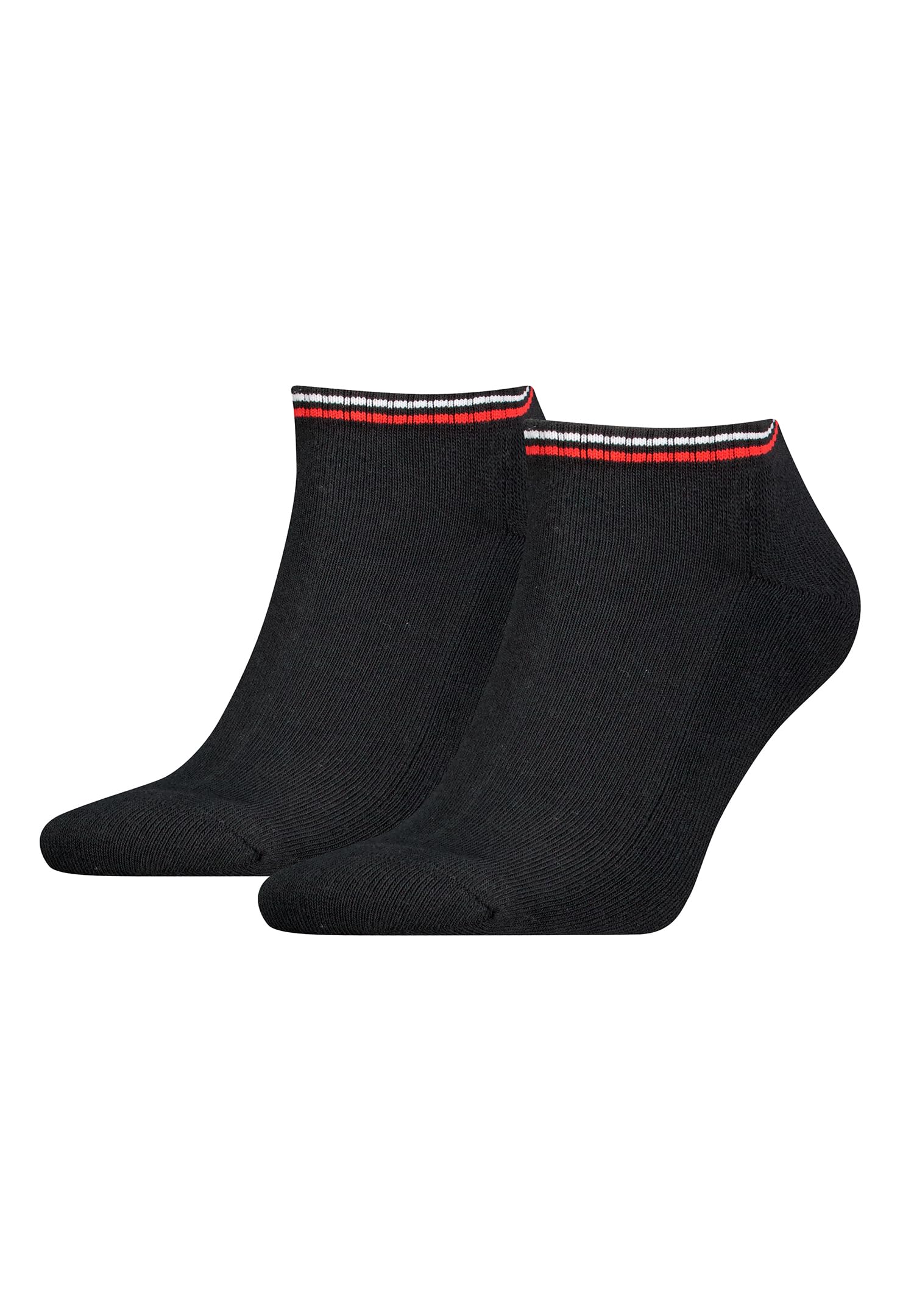 Tommy Hilfiger Unisex Sneaker Socks, Black, 9-11 UK