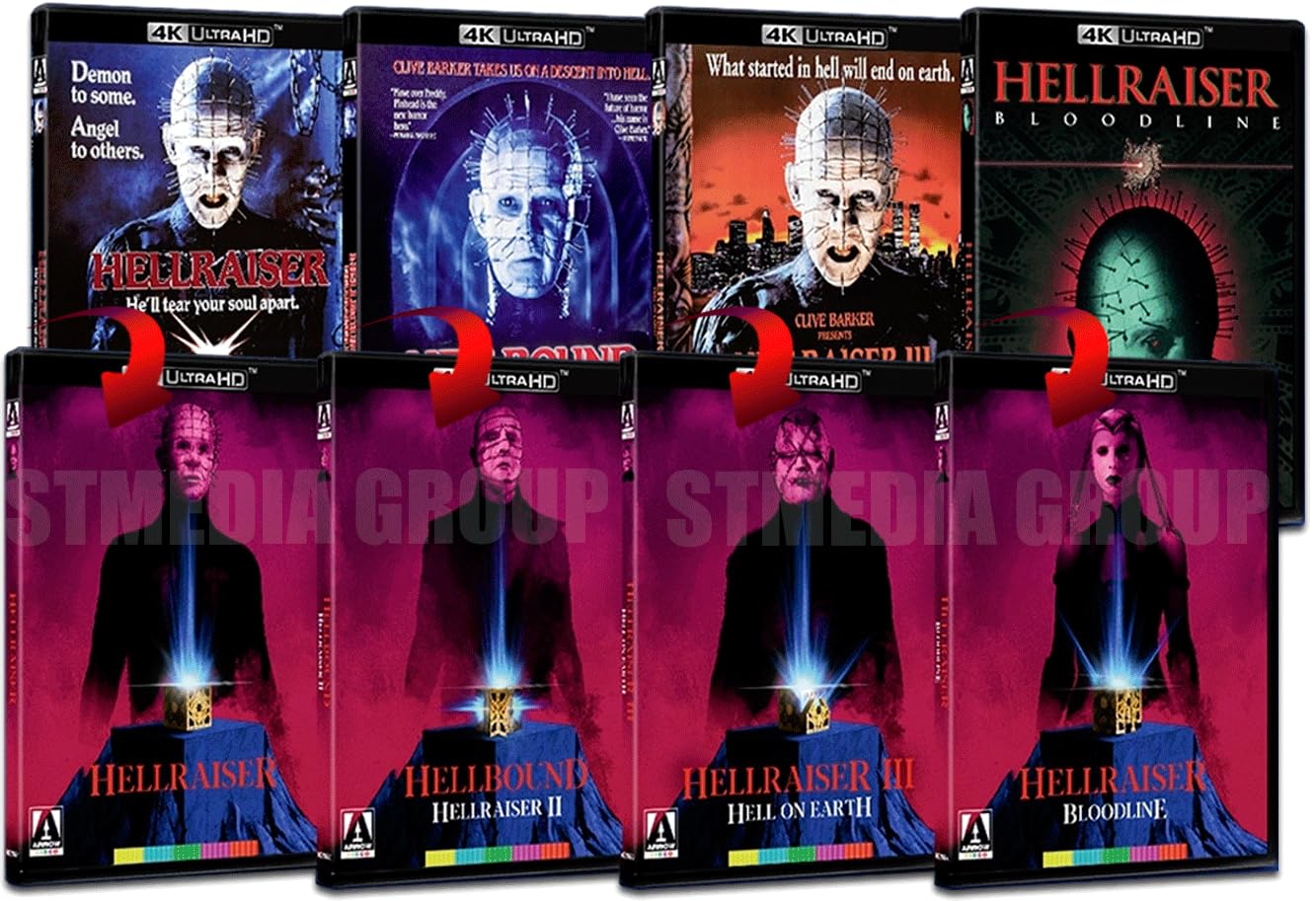Hellraiser: Tetralogy (Special Edition Collection) [4K UHD + Blu-ray] [Region Free]