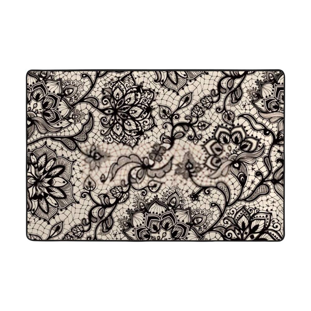 Grand tapis de salon vintage finitions premium en velours corail