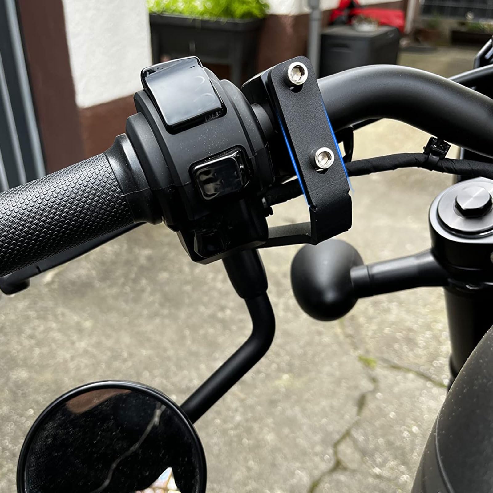 Midimttop Motorcycle fit for Ho&n&da Rebel CMX 250 500 CMX 300 500 17-25 CMX 1100 Rebel 21-25 Handlebar Rear View Side Mirror Rearview Downside Bracket Mount Adapter Clamp Holder Accessories