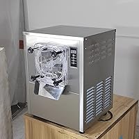 Vista 2 de Kolice Máquina de helado duro de encimera comercial de 110V 60HZ, fabricante de helado duro de escritorio de helados, máquina de helado
