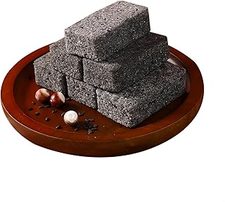 Black Oat and Yam Cake; Sesame, Eelgrass and Poria Cake; Traditional Pastry, No Sucrose, Healthy, Satisfyingack Replacement 200g/bag五黑燕麦淮山糕200g/袋