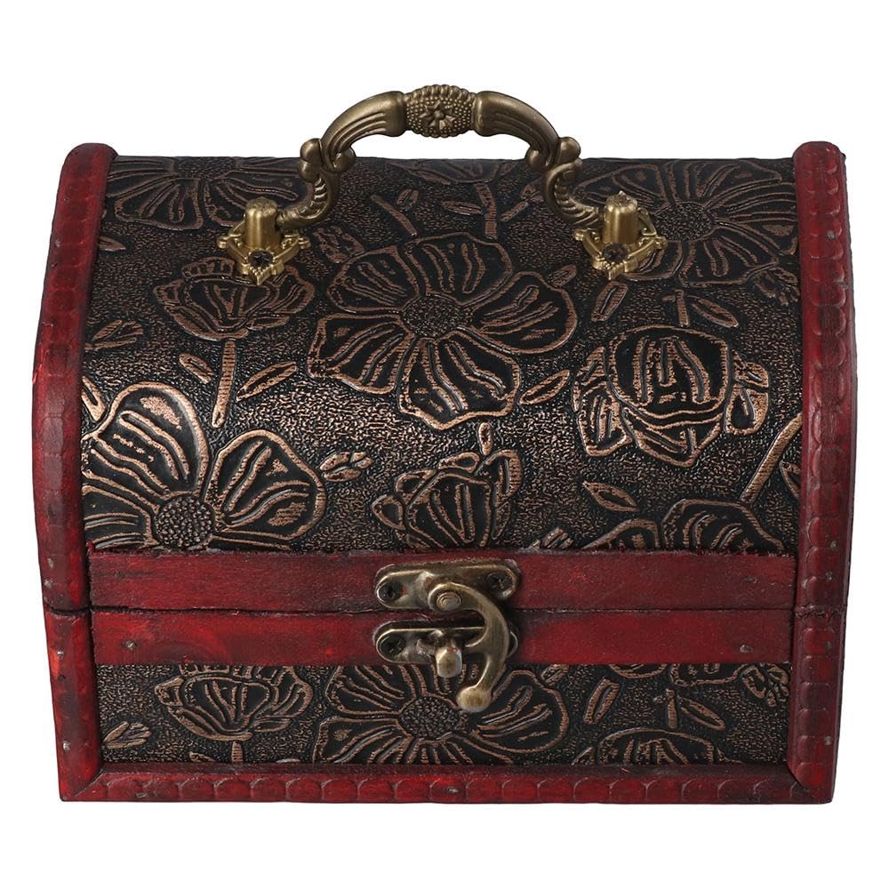 宝物屋 Amazon.co.jp: hobbyme 小さな宝箱 ロックボックス付き コスメティック