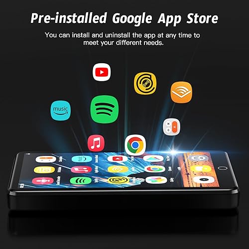 Miniatura 4 de Reproductor MP3 de 80 GB con WiFi y Bluetooth, 4.02 "Android MP4 Player con cámara de 13MP