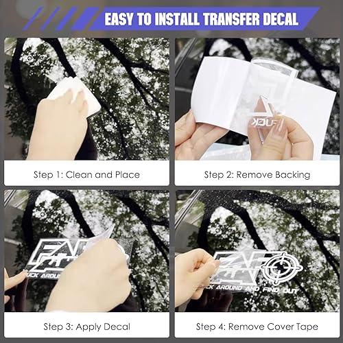 Miniatura 3 de FAFO Fuck Around - Calcomanías de vinilo divertidas para auto con texto en inglés "Fuck Around Find Out", para laptop, automóvil, camión, ventana,