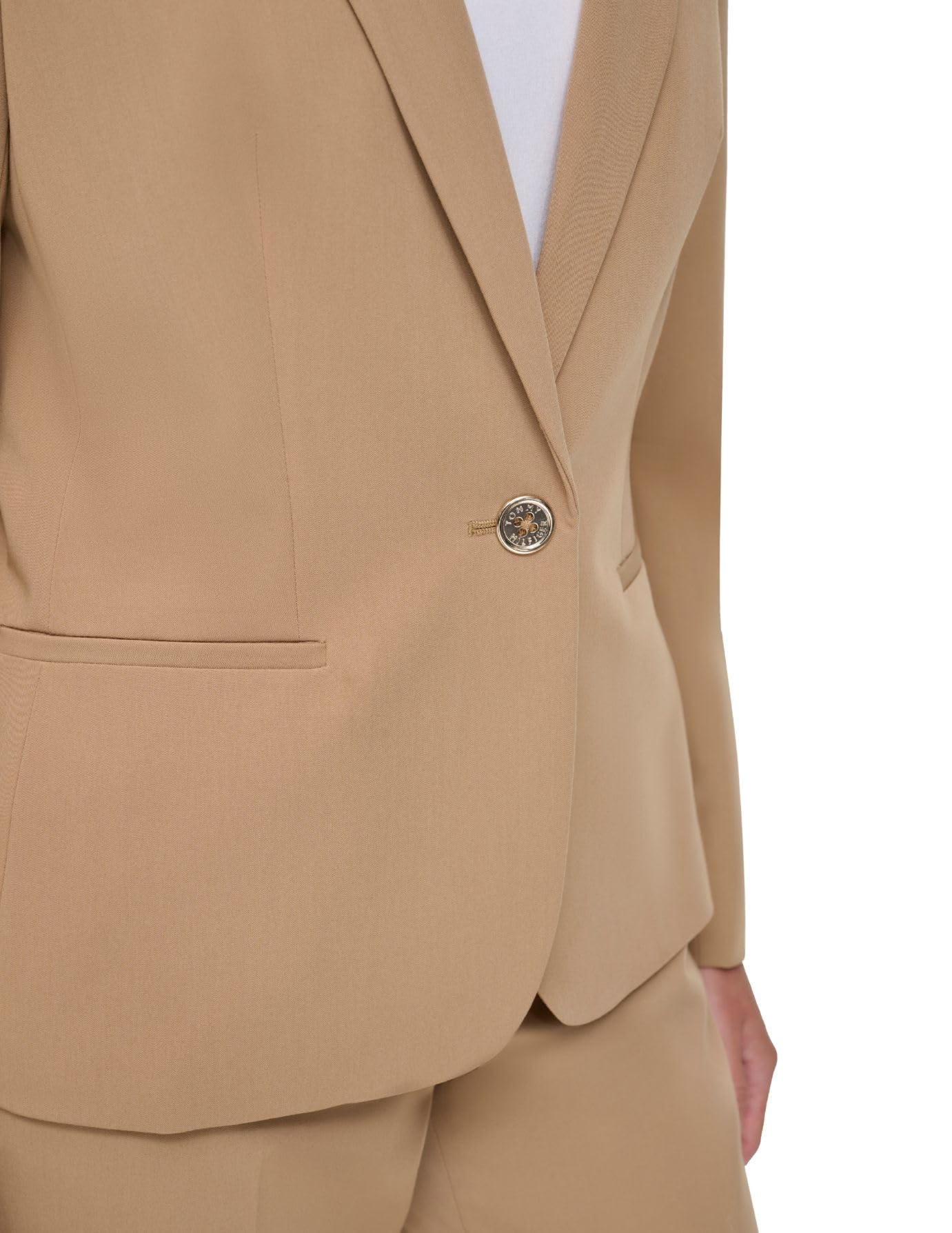 Tommy Hilfiger Blazer – Business Jacket with Flattering Fit And Single-Button Closure Blazer Donna (Pacco da 1)
