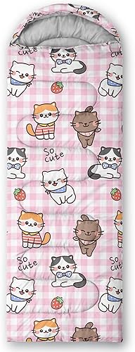 Miniatura 2 de BailiPromise Sacos de dormir para campamento, clima cálido y fresco de 3 estaciones, ligeros, impermeables para adultos y niños, viajes y