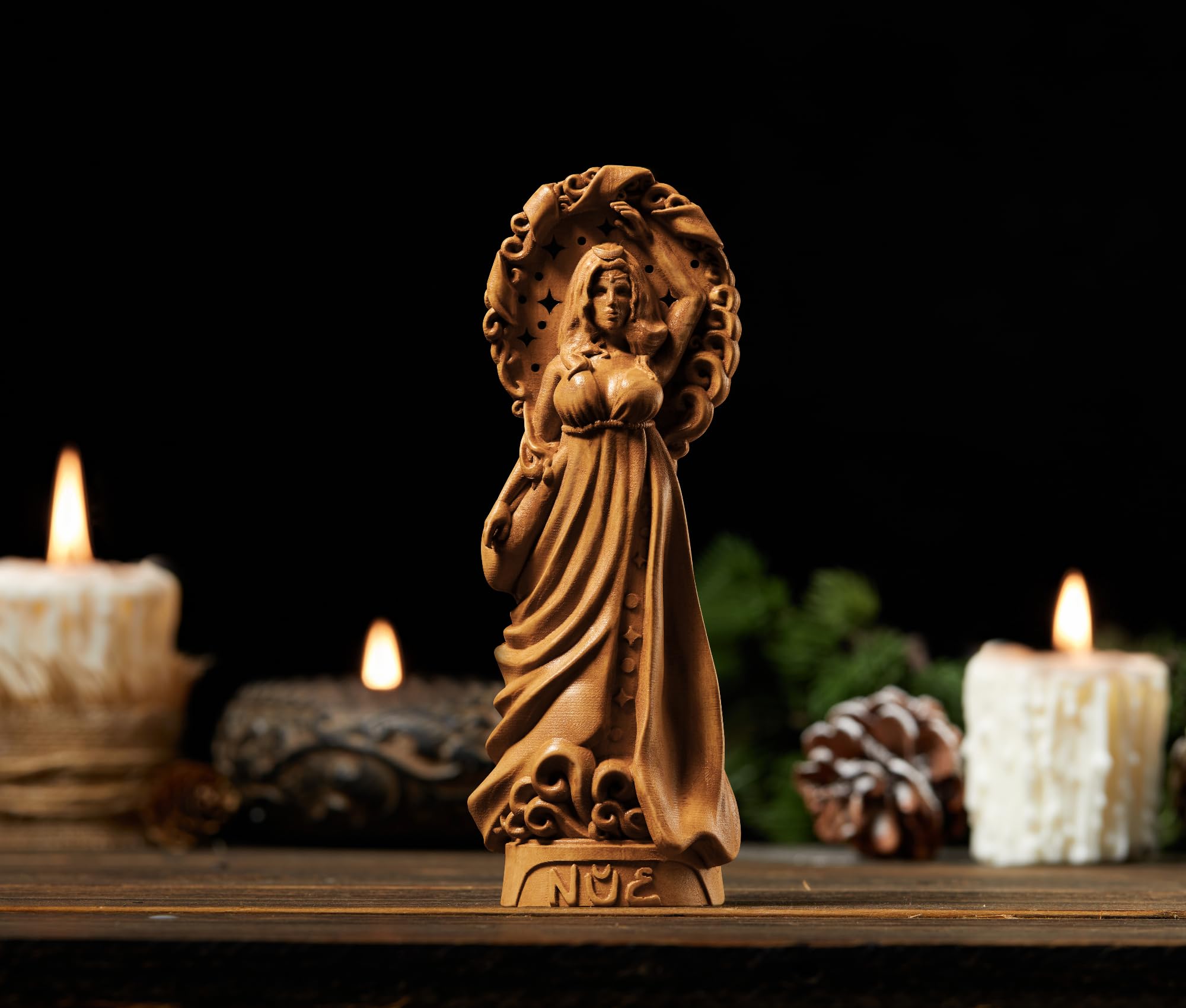 Amazon.com: ZXPJUA Goddess Nyx Statue, Goddess of The Night, Greek