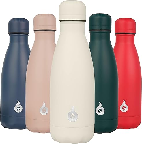 Miniatura 24 de BJPKPK Botella de agua aislada de 12 onzas pequeñas de acero inoxidable, reutilizable, de metal, térmica, mantiene el frío y el calor, color morado