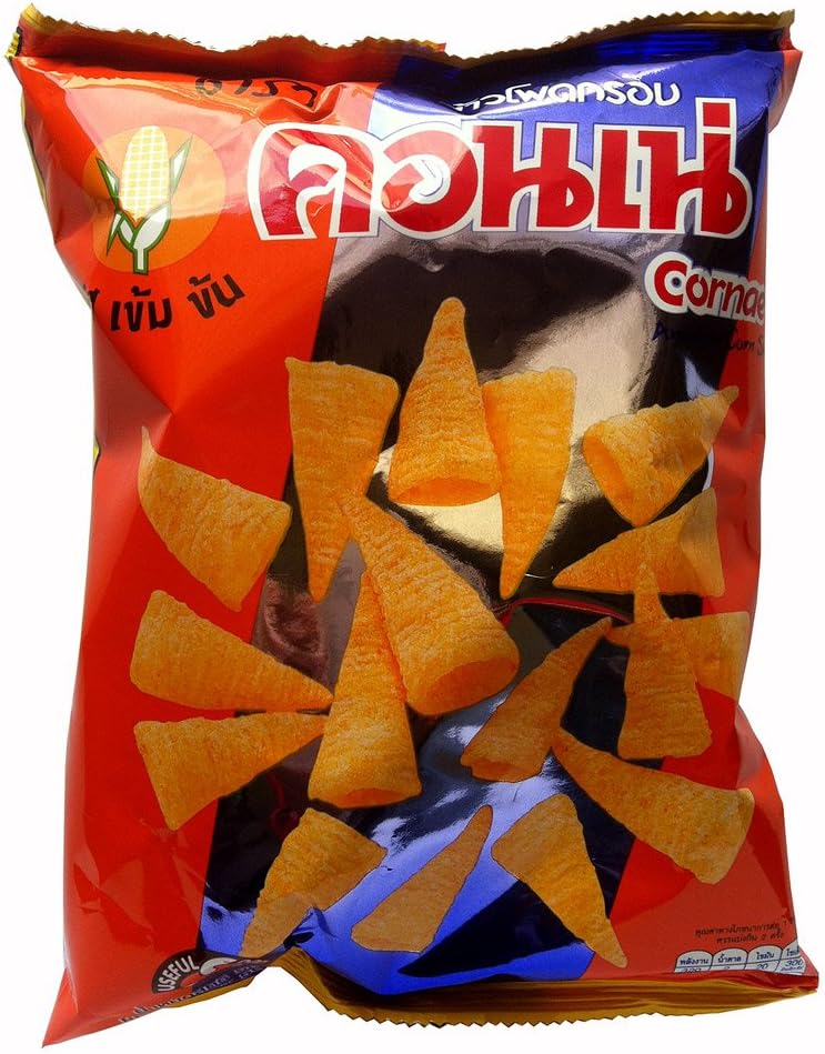 Corn Snack Cornae Crispy Snack American Thai Sanck Net Wt. 1.98oz.
