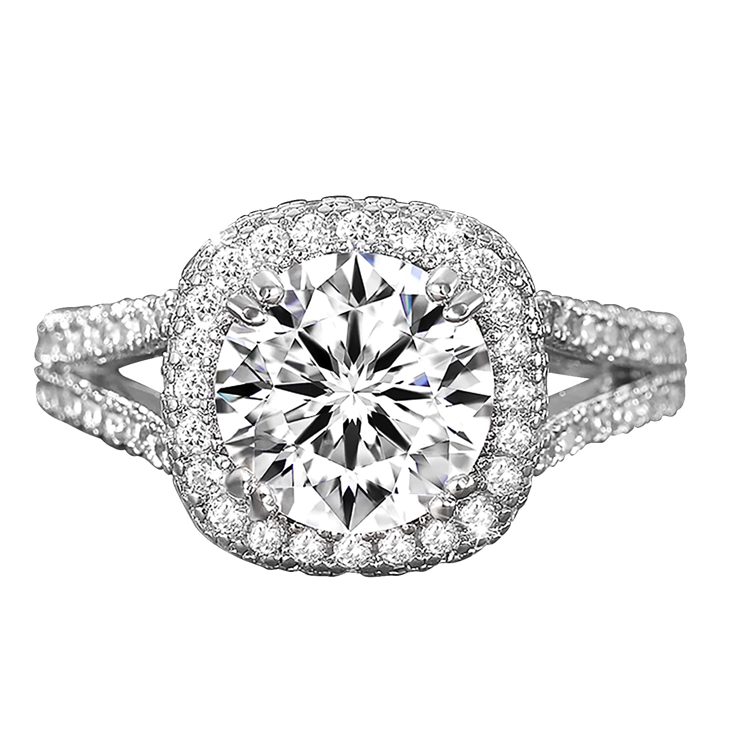Peora American Diamond Studded White Plated Finger Ring Fashion Wear Stylish Jewellery Gift for Girls & Women (PX8R71-7) (B0BTPQ1WTL) Amazon Price History, Amazon Price Tracker