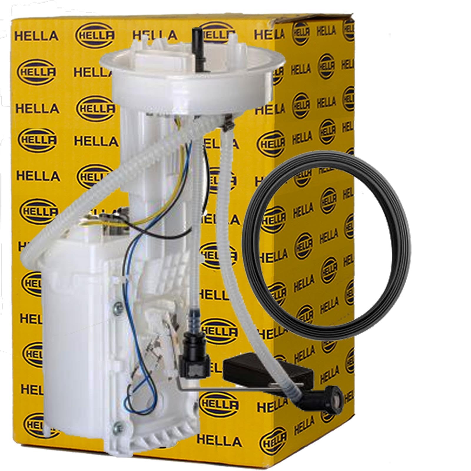 Hella 8TF 358 146-531 Imp. Alimentazione Carburante - Elettrico - 4A... Poli - Con Guarnizione/Con Indicatore Livello Carburante - Con Regolatore Di Pressione - 4