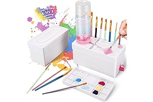 Ultimate Paintbrush Organizer: Multifunctional 4-in-1 Painting Haven