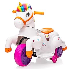 TOBBI Rainbow Ride on Unicorn Toys for Girls Boys