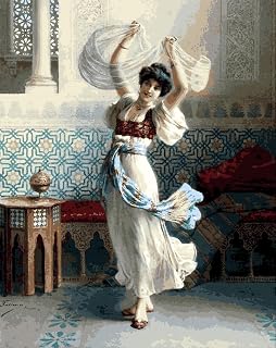 The Dance of The Veils by Francesco Ballesio - Van-Go Paint-by-Number Kit 50CMx65CM DIY Frame