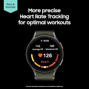 Samsung Galaxy Watch 7 40mm Bluetooth AI Smartwatch w/Energy Score, Wellness Tips, Heart Rate Tracking, Sleep Monitor, Fitness Tracker, 2024, Cream [US Version, ]