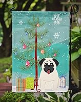 Vista 698 de Caroline's Treasures BB4243GF Bandera de jardín con texto en inglés «Merry Christmas» con texto en inglés «Merry Christmas», bandera decorativa