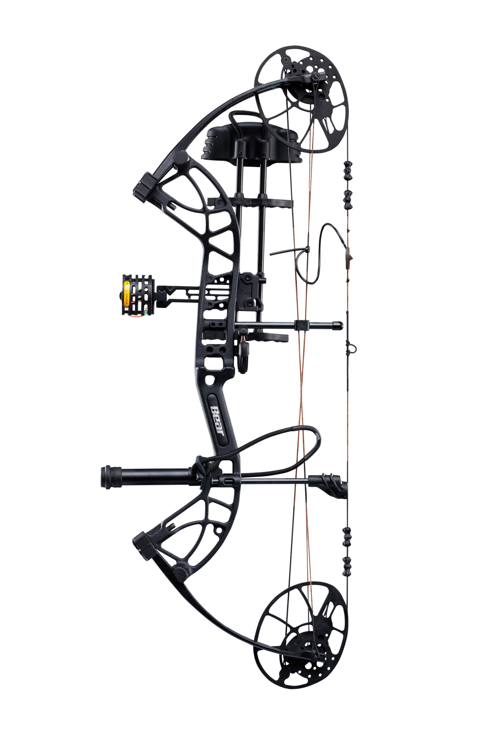 Bear Cruzer G4 Ready to Hunt Compound Archery Bow, 70lb. Draw Weight, Left Hand, Black
