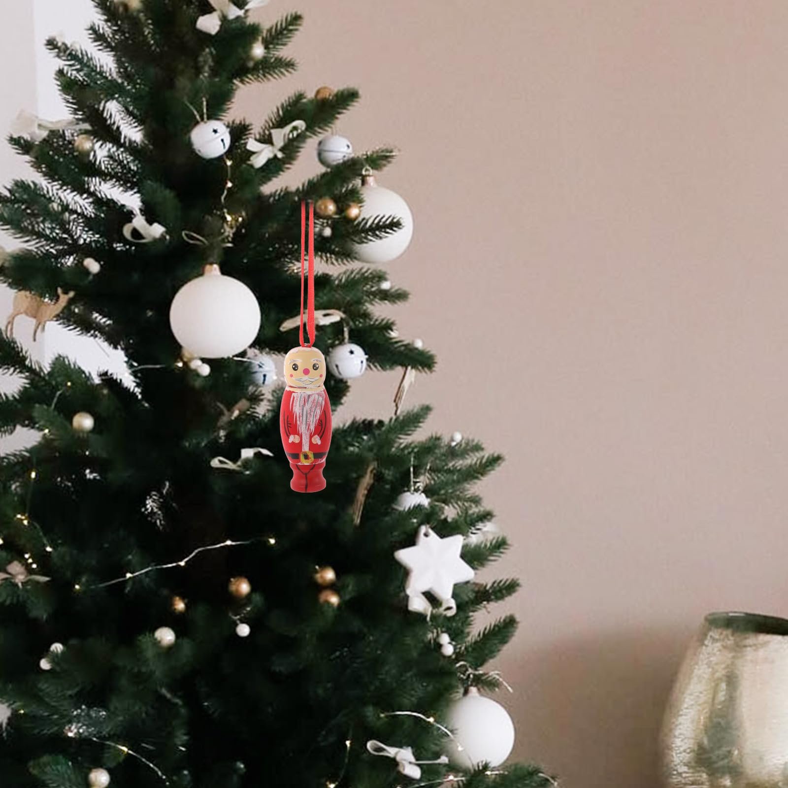 TOYANDONA 5 Stück Weihnachtsmann Hängedekoration, Rot für Kaffeehäuser