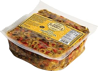 Enrico Formella Mild Muffuletta Salad - Gluten Free Italian Olive Mix - New Orleans Style Sandwich Spread (56oz)