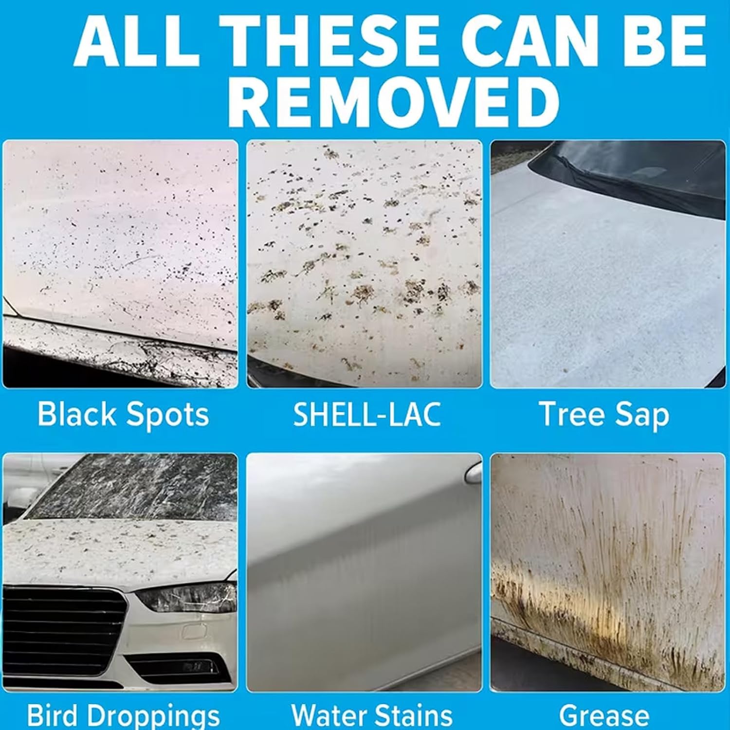 Tree Sap Remover for Vehicles, 2 Bottles 100ml Each for Car Paint Upkeep, Garage Storage and Between Wash Upkeep for Daily Exterior Use