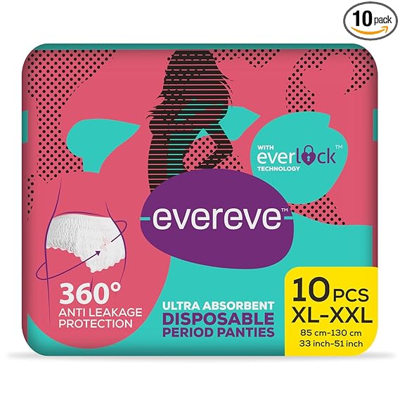 EverEve Ultra Absorbent Disposable Period Panties, X