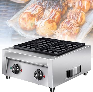 56 Holes Commercial Electric Heating Takoyaki Maker,4000w Takoyaki Machine Fish Ball Grill DIY Octopus Meat Ball Making Machine Food Restaurant,Food Street,Home,110v