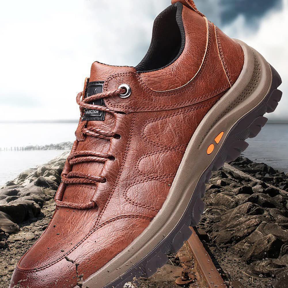 Zapatos para Caminar con dones para Hombre Zapatos Cómodos con ELA Antideslizante para el czado para Caminatas y Caminatas