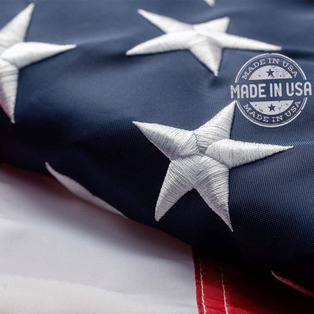 LLASHEASY American Flag,100% Made in USA (3x5 ft)1sc