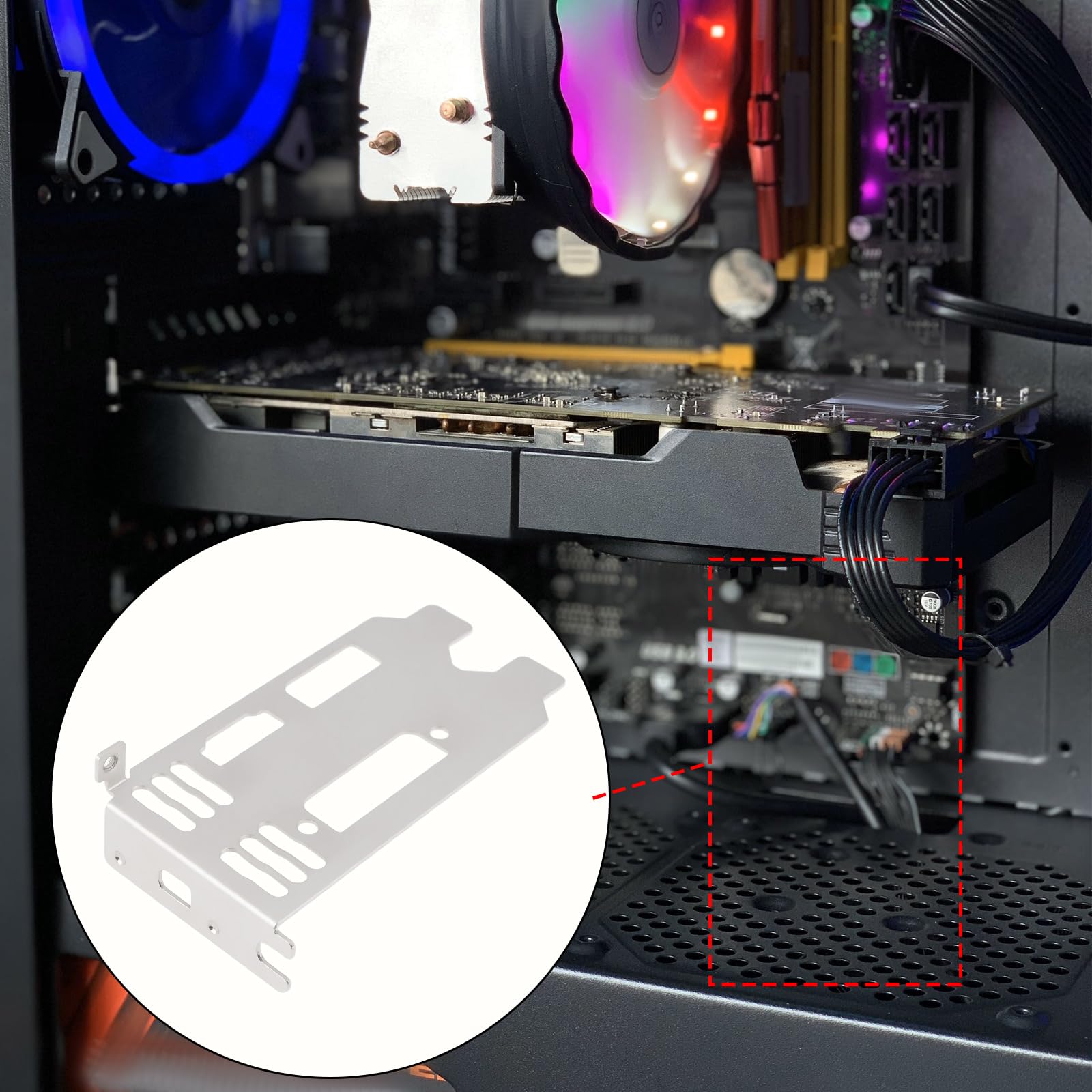 Amazon.co.jp: Create idea ロープロファイルブラケット MSI GTX1050