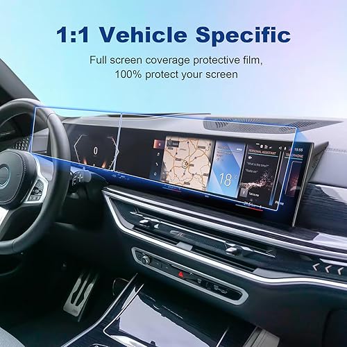 Miniatura 4 de Protector de pantalla 2024 X5 X6 X7 XM para BMW iDrive 8 (14.9 pulgadas Navi+12.3 pulgadas Dash), para X5 (2024), X6 (2024), XM (2024), X7