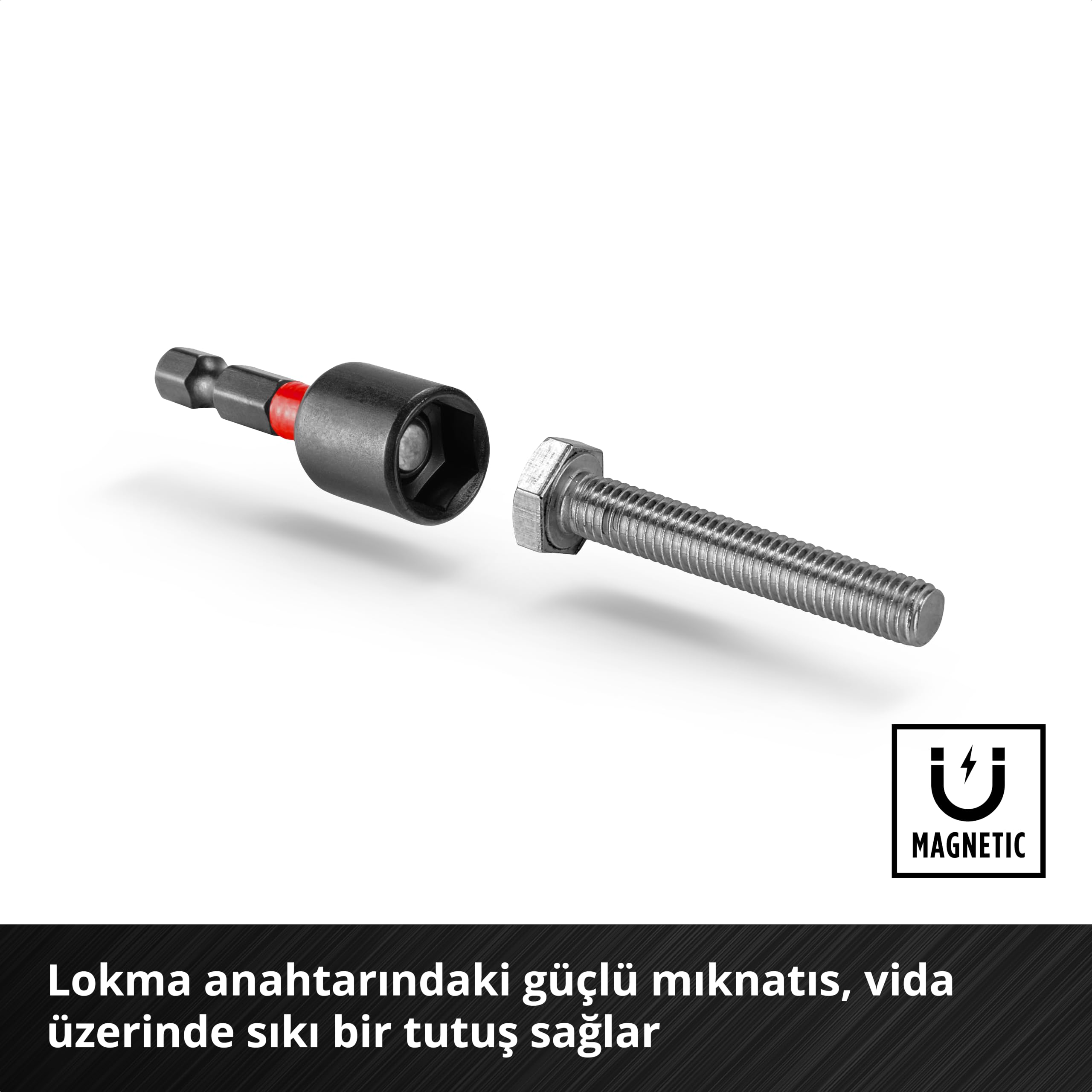 Orijinal Einhell M-CASE 38-Parça Darbeye Dayanıklı Uç Seti (25 mm, 50 mm Ve 90 mm Uçlar, Altıgen Lokmalar, 60 mm Uç Tutucu, Saklama Kutusu Dahil) - 49109250