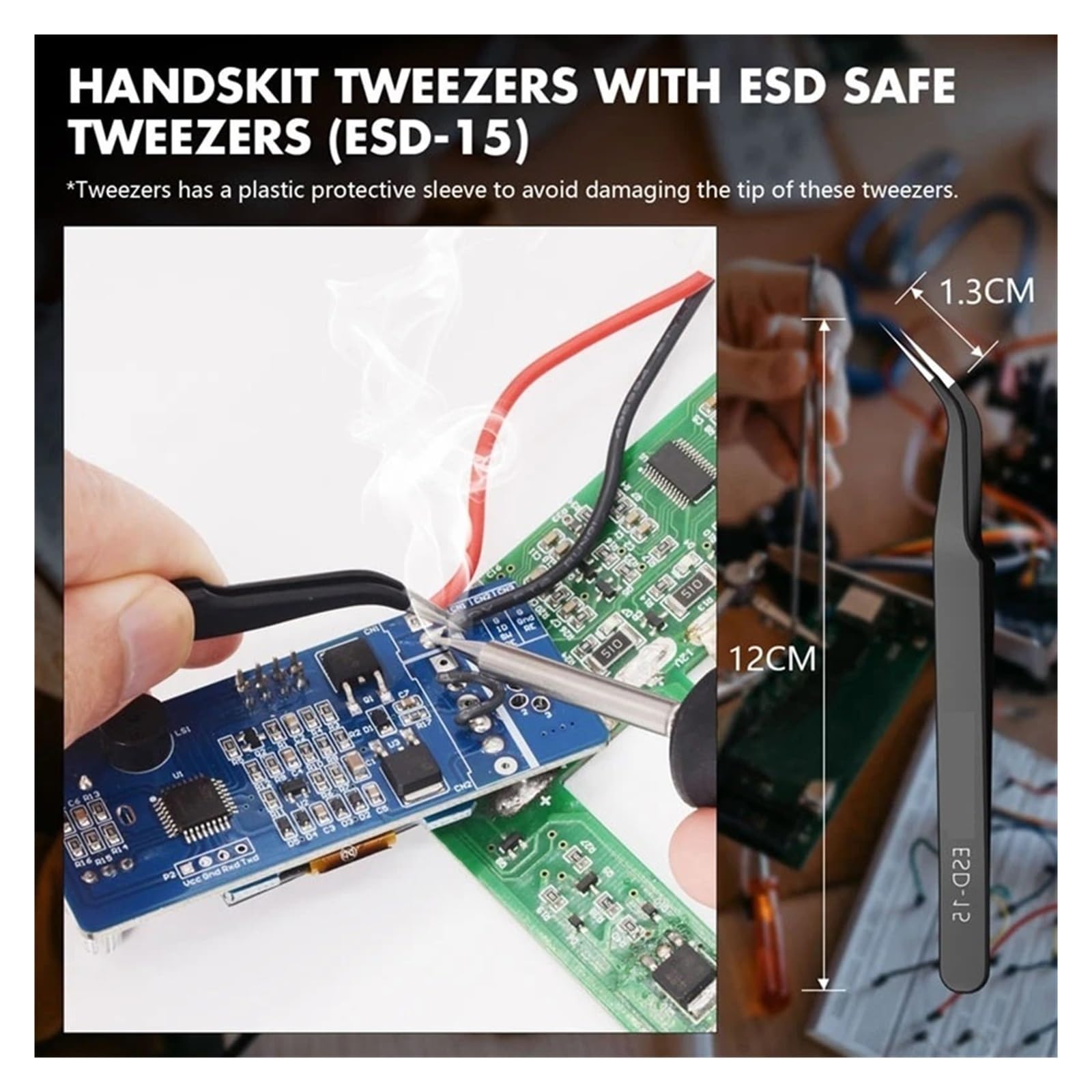 Stacja Lutownicza T12 Uchwyt Pincety STM 32 Chip Automatyczne Uśpienie Podwójne Używane Oszczędzanie Energii Mikro Elektroniczne Naprawa SMD Narzędzia Spawalnicze Szybkie nagrzewanie